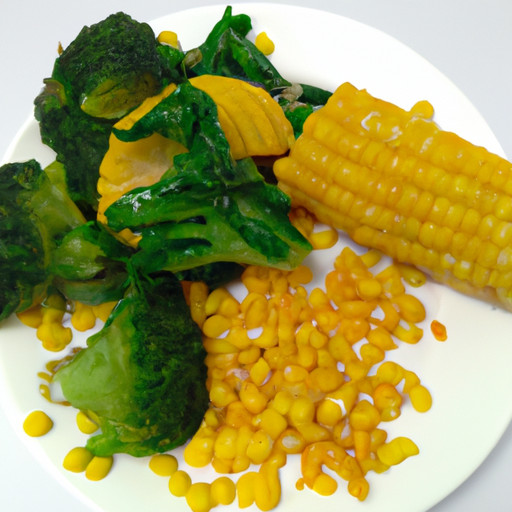 Delicious dish of Corn and broccoli 91650
